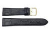 Citizen Eco-Drive Genuine Black Leather Alligator Grain 21mm Watch Strap
