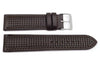 Genuine Brown Leather Sweat Resistant Anti-Allergic Watch Strap