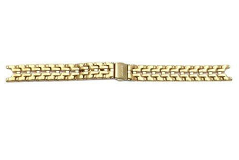 Seiko Le Grand Sport Gold Tone Stainless Steel 12mm Push Button Clasp Ladies Watch Bracelet