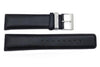 Kenneth Cole Genuine Smooth Black Leather Square Tip 22mm Watch Strap
