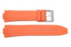 Kenneth Cole Orange Polyurethane 24mm Watch Strap