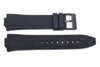 Kenneth Cole Black Polyurethane 24/12mm Watch Band