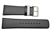 Kenneth Cole Genuine Smooth Black Leather Square Tip 28mm Watch Band