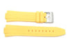 Kenneth Cole Yellow Polyurethane 24/12mm Watch Strap