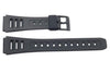 Genuine Casio Black Resin 19mm Watch Strap- 71604153