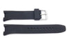 Genuine Seiko Black Rubber 23mm Watch Strap