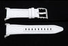 Seiko Ladies Sportura Chronograph White Leather 20mm Watch Strap