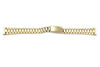 Seiko Ladies Gold Tone Fold Over Clasp 13mm Watch Bracelet