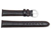 Timex Dark Brown Crocodile Grain 18mm Watch Band