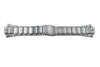 Seiko Silver Tone Stainless Steel Fold-Over Push Button Clasp 29/15mm Watch Bracelet