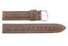 Swiss Army Summit Smooth Brown Leather 16mm Watch Band