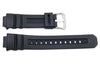 Genuine Casio Black Resin 25.5/16mm Watch Band- 10273059