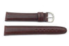 Seiko Brown Smooth Leather 20mm Long Watch Strap