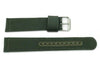 Seiko Chronograph Olive Green Nylon 20mm Watch Band