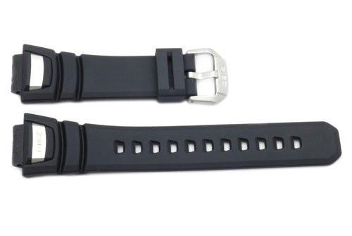 Genuine Casio G Shock Black Resin 21.5 16mm Watch Strap Total Watch Repair 10332054