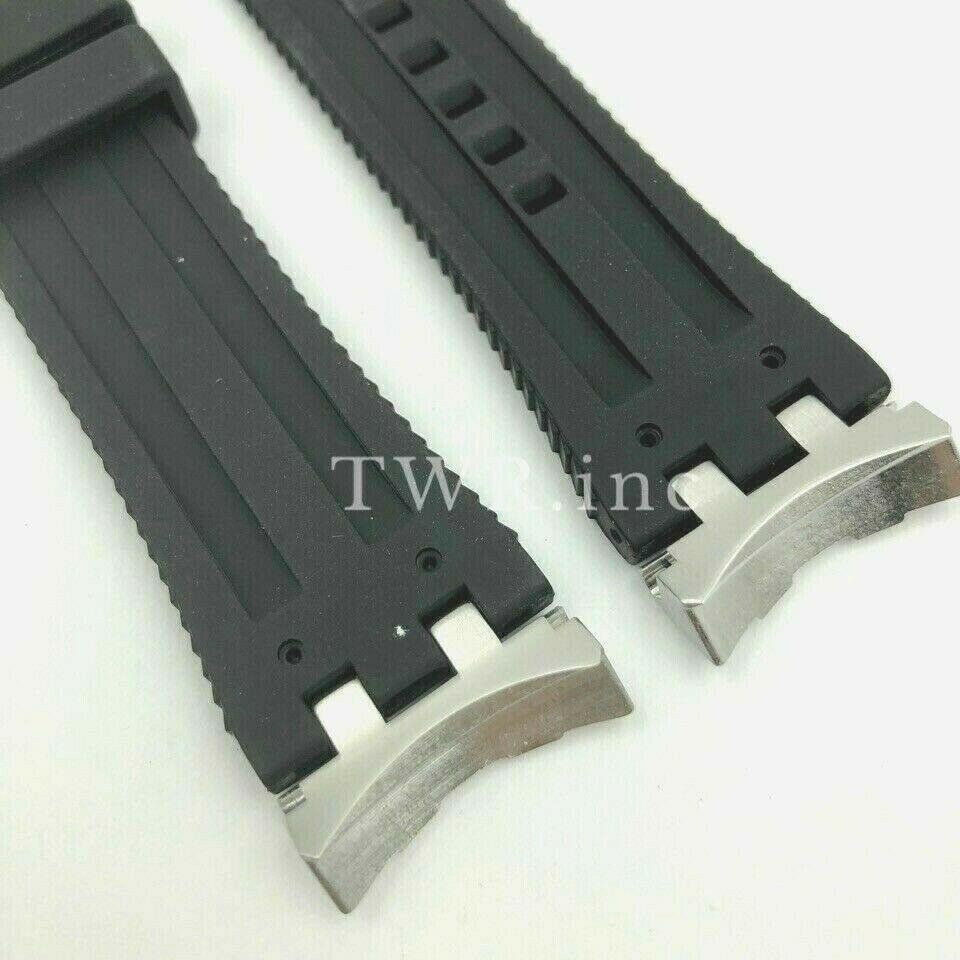 Original Citizen Skyhawk 4-S106061 / JY8051-08E Black Rubber Watch Band Strap image