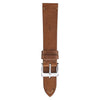 Vintage Leather with Ecru stitch detail at lug ends and pointed tip Watch Strap image