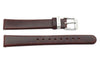 Kenneth Cole Genuine Leather Smooth Brown 14mm Watch Strap