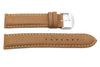 Movado Genuine Smooth Leather Tan 19mm Watch Strap