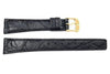 Movado Genuine Crocodile Leather Black 16mm Watch Band