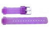 Purple Clear Tint Rubber Casio Baby G Style 23/14mm Watch Strap