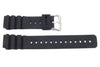 Black Rubber B-P140-G Watch Strap