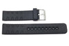 Black Rubber Casio Style 22mm Watch Strap