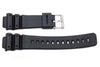Black Rubber Casio Style 16mm Watch Band