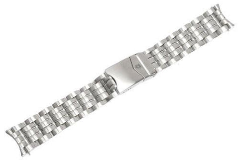 Genuine Swiss Army Maverick II Large Silver Tone Stainless Steel Watch Bracelet