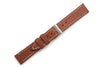Swiss Army Officer Genuine Brown Textured Leather 15mm Watch Band