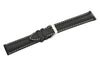 Swiss Army Raider Series Black Smooth Leather 19mm Watch Strap