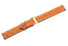 Swiss Army Golden Delta II Series Brown Smooth Leather 15mm Watch Band