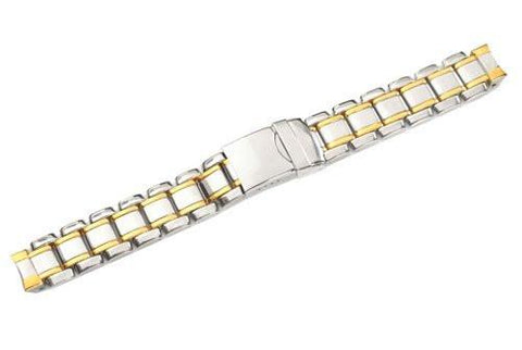 Swiss Army Peak Series Dual Tone Stainless Steel Watch Bracelet