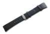 Swiss Army Officer Series Smooth Black Leather Watch Band