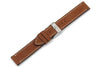 Swiss Army Officer's Classic Series Genuine Smooth Brown Leather Watch Strap