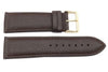 Genuine Textured Leather Brown Extra Wide 26mm Watch Strap