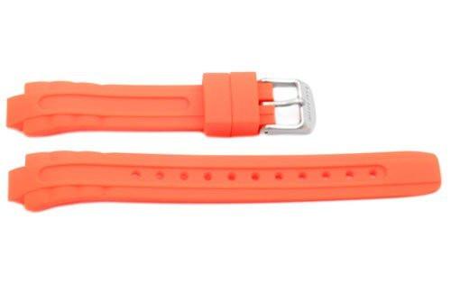 Citizen Eco Drive Orange Rubber 17 10mm Watch Band Total Watch