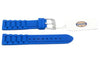 Fossil Blue Silicone Link Style 18mm Watch Band