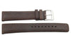 Kenneth Cole Reaction Genuine Textured Brown Leather Square Tip 20mm Watch Band