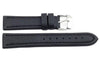 Hadley Roma Genuine Lorica Black Hypo-Allergenic Waterproof 18mm Watch Strap