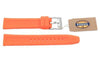 Fossil Orange Silicone Logo Imprinted 18mm Watch Strap