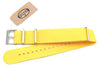 Fossil Yellow Long Nylon 22mm Watch Strap