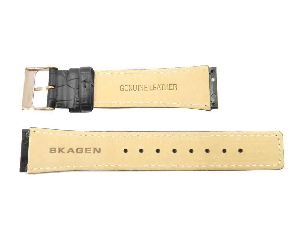 STRAP TAMBOUR ALLIGATOR CHARBON L/L - Watches - Traditional