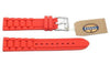 Fossil Red Link Style Silicone 18mm Watch Strap
