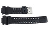 Genuine Casio G-Shock Black Glossy Resin 29/16mm Watch Strap- 10378391 image