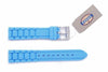 Fossil Light Blue Silicone Link Style 18mm Watch Strap
