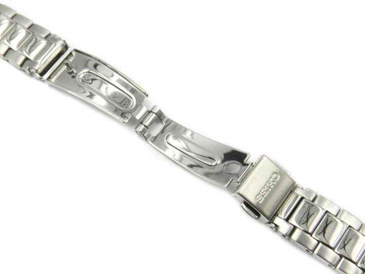 Genuine Seiko Ladies Silver Tone Stainless Steel 16mm Watch Bracelet image