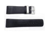 Kenneth Cole 27mm Genuine Black Textured Leather Square Tip Watch Band