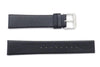 Kenneth Cole Reaction Genuine Smooth Black Leather Square Tip 20mm Watch Band