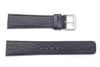 Kenneth Cole 20mm Genuine Black Textured Leather Square Tip Watch Band
